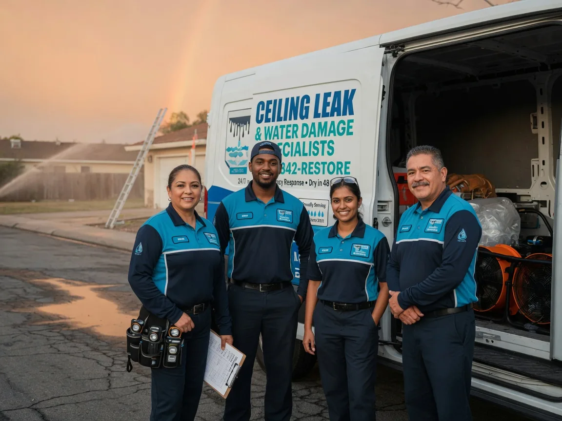 Ceiling Leak Cleanup company in Lake George, MN